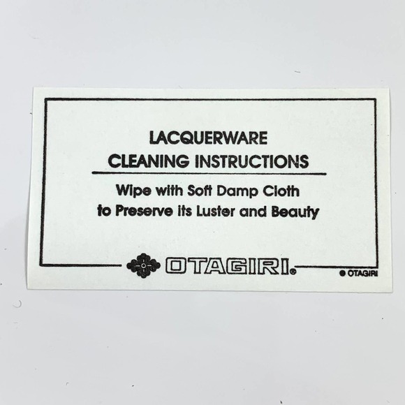 1960's OTAGIRI JAPAN PRIMA floral lacquerware boxed coasters set - Picture 5 of 9